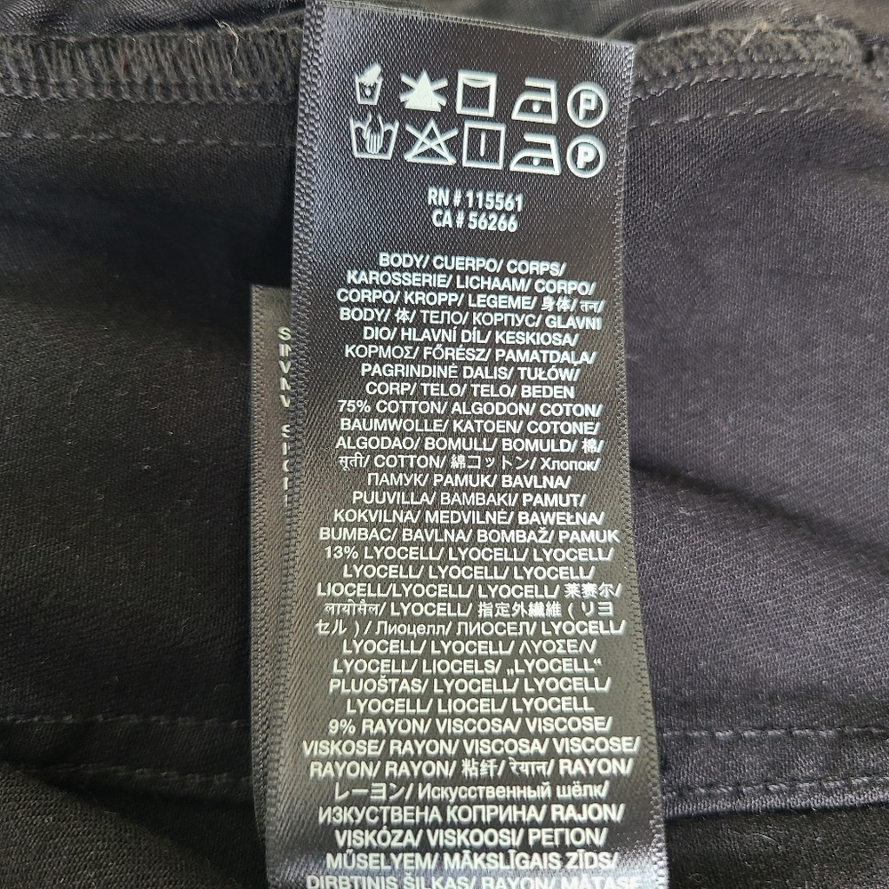 7 For All Mankind - Coated Denim Jacket, Large, Black - Picture 11 of 13
